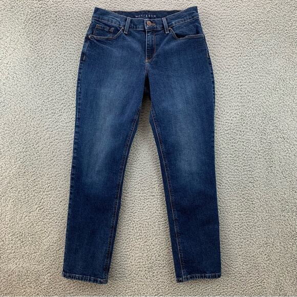 Women's Boyfriend Jeans in Blue - Picture 1 of 13